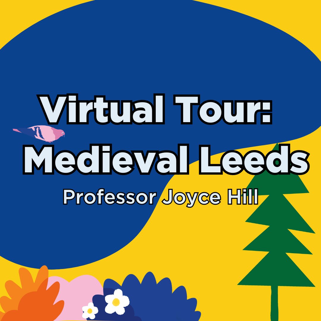 🏰 MEDIEVAL LEEDS 🐐 Leeds Civic Trust volunteer Professor Joyce Hill leads a virtual tour of Leeds city centre, telling the story of medieval Leeds development and how traces of these early beginnings of our city can still be found to this day. 🔗 zurl.co/sTZ6
