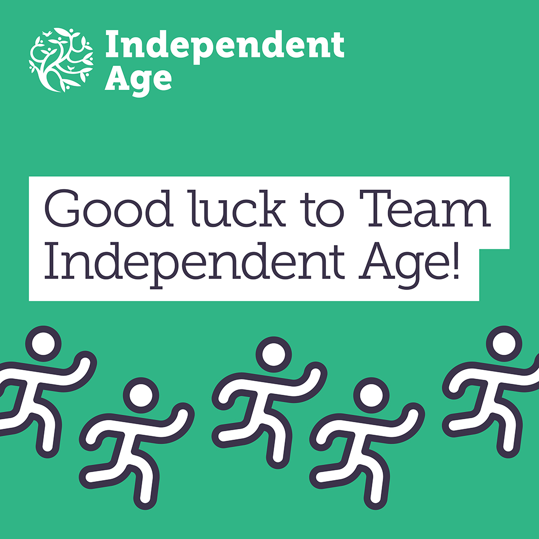 Good luck to everyone running #LondonLandmarks today! We'll be cheering on our team of nine runners including friends from @PensionCorp and our very own Public Affairs Manager, Dan Steer! 🎉🏃🎽 Check out our fundraising opportunities here: independentage.org/events #LLHM2024