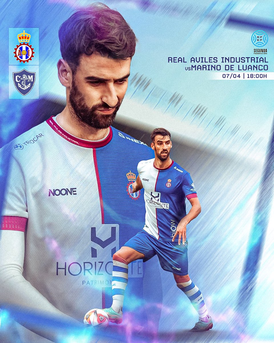 MATCHDAY! 🔵⚪️🔴

⚽ Segunda RFEF 
🆚 Marino de Luanco  
🏟️ Román Suárez Puerta 
⏰ 18:00  

Cinco partidos. A por ellos <a href="/RealAvilesInd/">Real Avilés Industrial</a>!