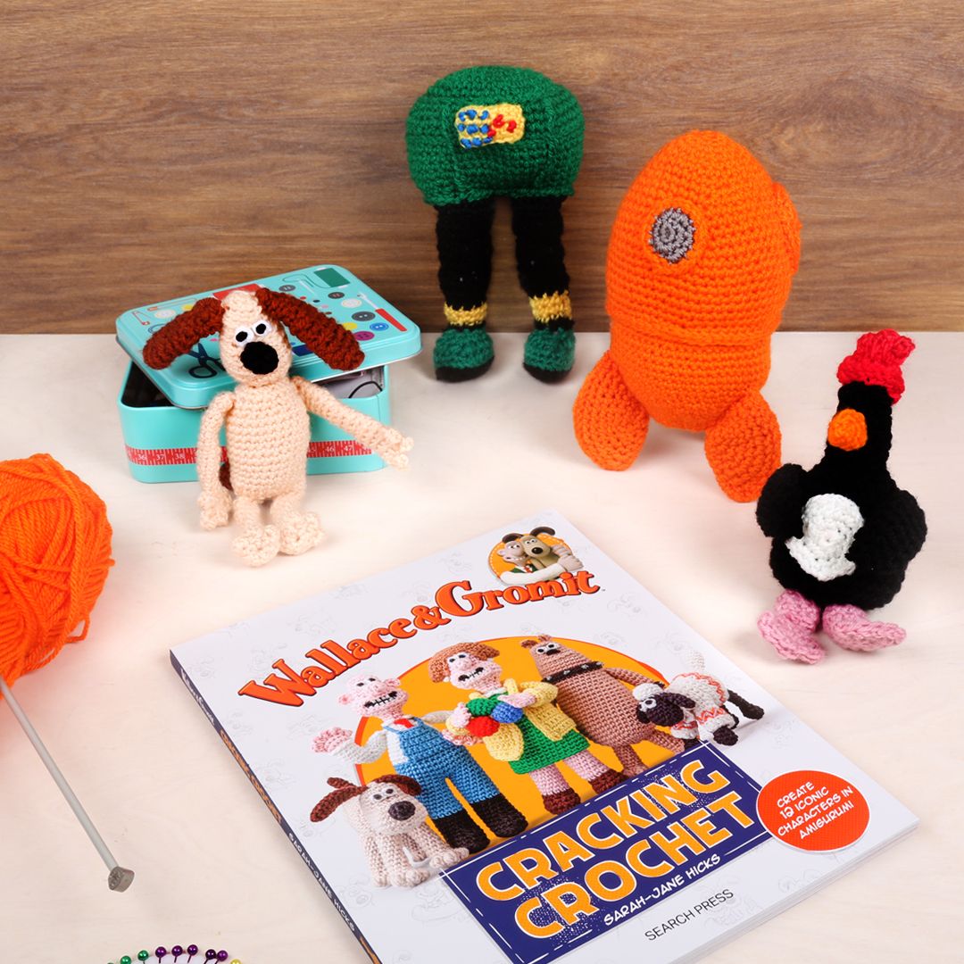 Are you hooked on crochet? You're knot alone. 🧶 Our favourite Wallace & Gromit and Chicken Run crochet books are back in stock. Get ready to unravel your next craft project. 😆 Shop online: bit.ly/3POqFzM #WallaceandGromit #ChickenRun