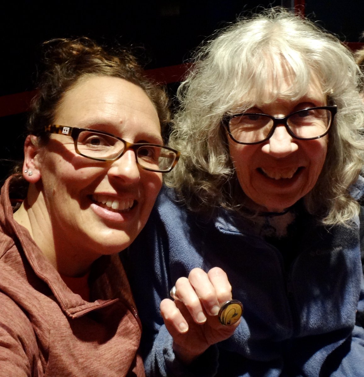 Times have changed (finances, physical health, etc.) and so our #WisconsinFilmFestival experience is now different. Here we are, however, at our first (of two) movies for 2024 -- 1959's 'The Tingler' (in 'Percepto') with Vincent Price! @wifilmfest We laughed and we screamed!