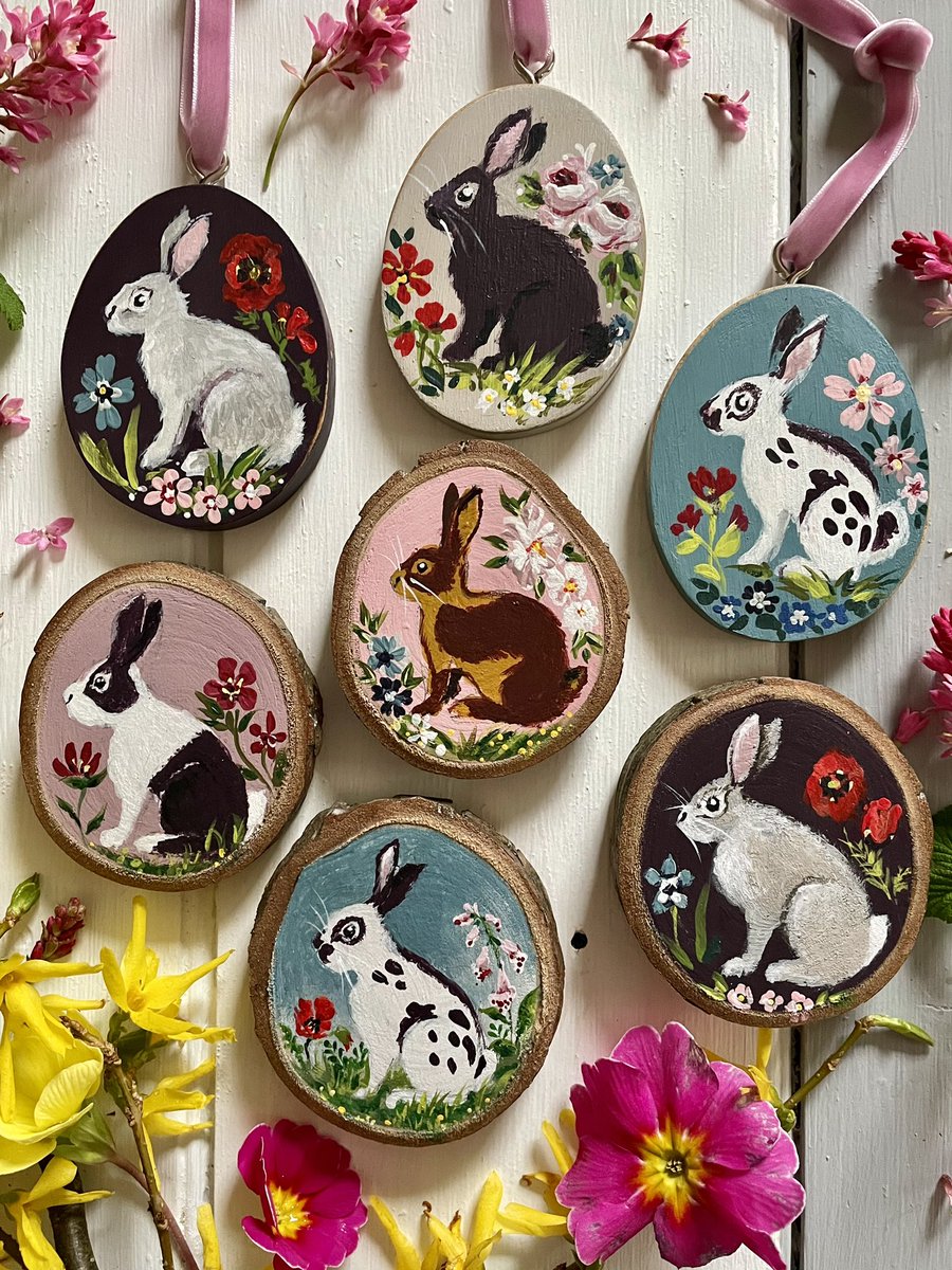 Available in my Etsy shop🐇link in my bio🌿#rabbits ❤️