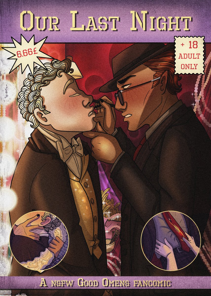 Pat and Me request me some top Az bring back the balance in the switching! So here we go! Also 'Our last night' is now over! Read it all on pat or buy it on my shop <3 #goodomensnsfw #GoodOmensFanArt #GoodOmens2
