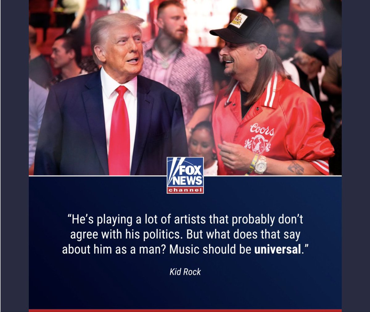 ‘FREAKING AWESOME’: Kid Rock takes a deep dive into former President Trump’s playlist and discusses the media’s criticism of his music preferences on “The Ingraham Angle.” fb.watch/rigd4Tde1a/