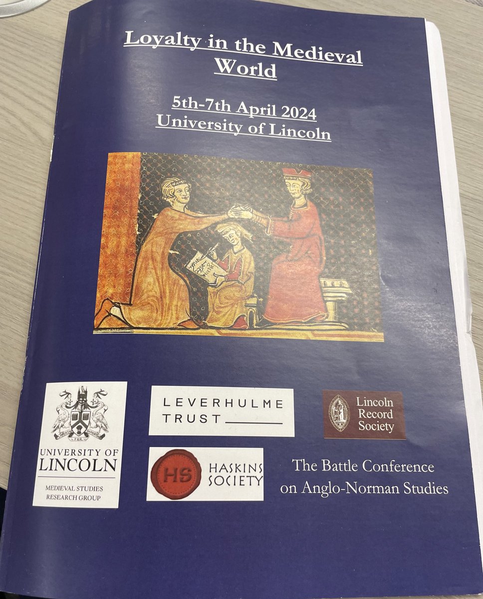 A massive thanks to @H_Boston15 and Chris Lewis for a wonderful, thought-provoking ‘Loyalty in the Medieval World’ conference this weekend here in #Lincoln @LincolnMedieval with great papers from our @FZCannon @medievaljews and many others @LincolnRecSoc