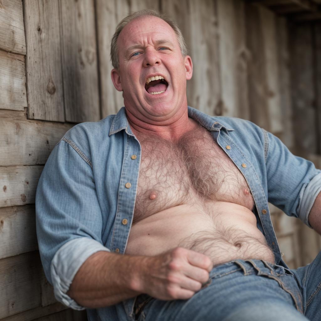 Farm Dads from GLOBALFIGHT.com gallery series -- #Cowboys #COWBOY #farmers #farm #oldman #dadlife #husband #handsome #hairybelly #CowboyTop #cattleman #hairyhunk #dadbod #fitover50