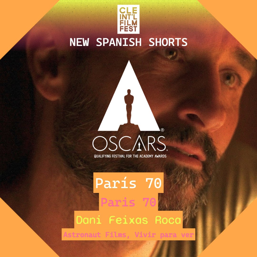 ¡PARIS 70 se presenta este fin de semana en Cleveland (USA)! #CIFF48 🎉🎬

Continúa la carrera internacional de #Paris70 en el @CIFF. Con este sumamos el cuarto festival calificador a los OSCAR. @TheAcademy. #Oscars

¡Aprovecho para dar las gracias al @CineICAA por su apoyo!❤️