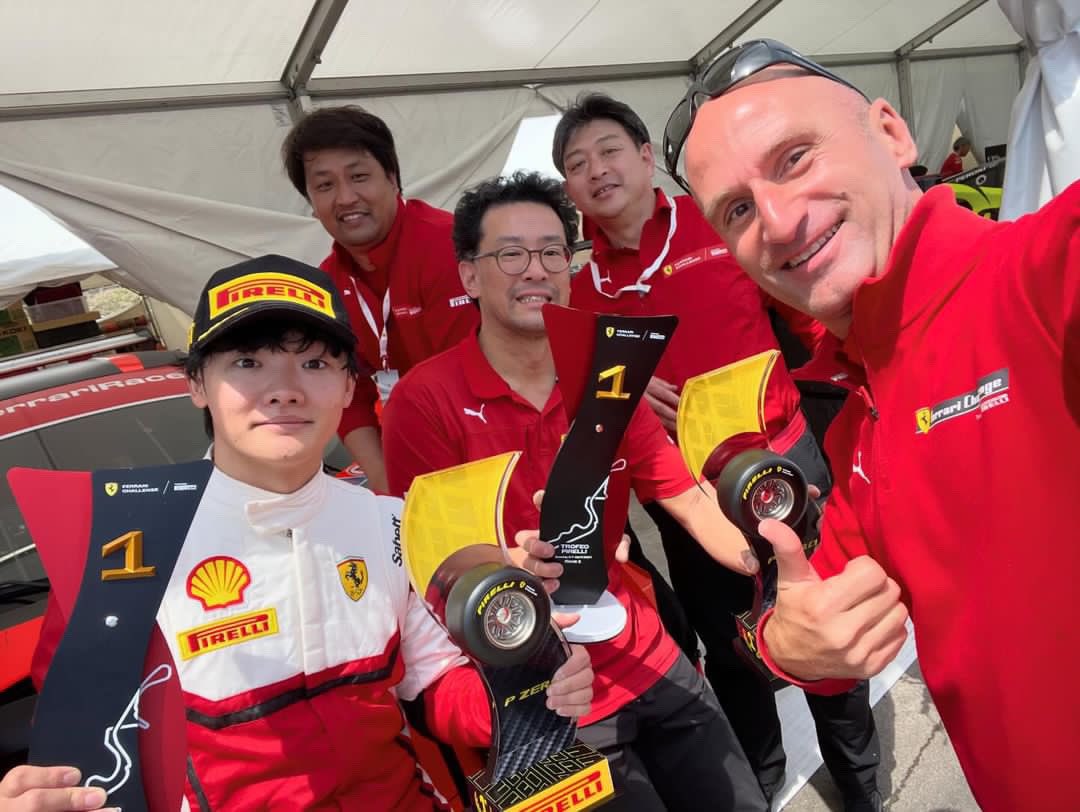 Ferrari Challenge Japan 鈴鹿 Rd.1、Rd.2どちらも優勝でした🏆 F1日本GPとの併催という特別なレースに出場する貴重な機会をいただきありがとうございました。 また、多くの応援ありがとうございました！ #FerrariChallengeJapan #f1jp
