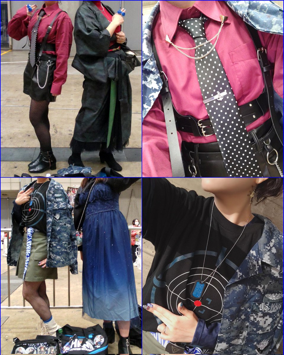 銃兎&理鶯コーデで2Days参戦しました🖤🧡 節目の10thも最高にぶち