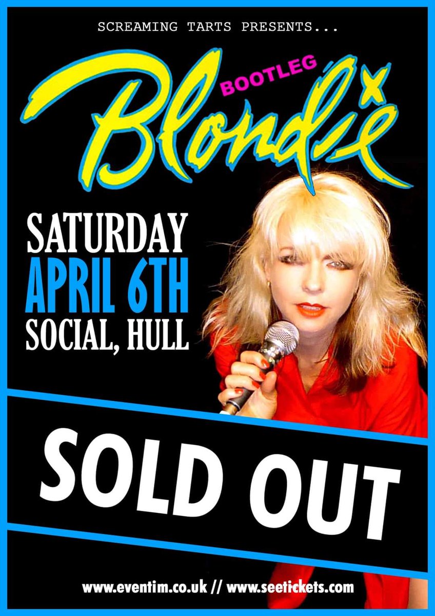 Debbie Harris DID SOLD OUT HULL PICTURE THIS BY MARTYN RUDD Bootleg Blondie Band