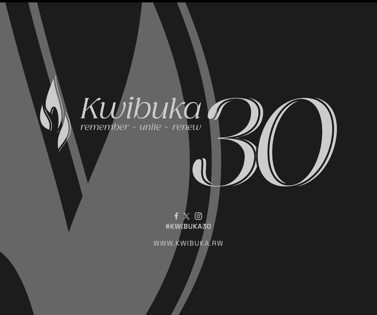 #Kwibuka30 Today we remember. And we always will. Rwanda is now a testimony of unity and renew. #Komera