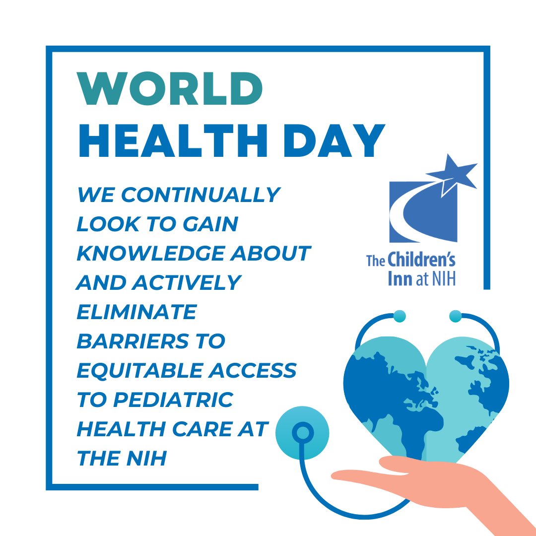 This #WorldHealthDay we reflect on our promise to “continually look to gain knowledge about and actively eliminate barriers to equitable access to pediatric health care at the NIH.”