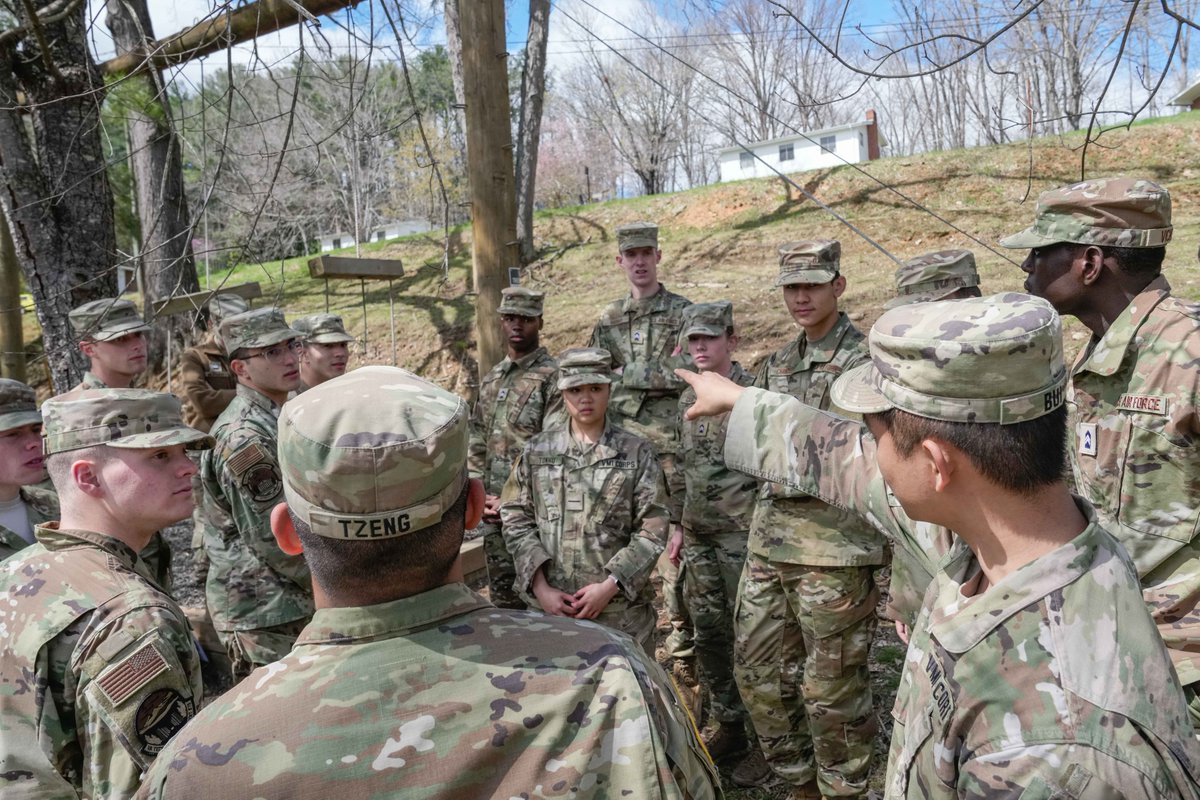 VMI1839's tweet image. Spring FTX is in full swing! Check out our ROTC cadets in action.
FTX is a crucial component of our cadets&apos; preparation, offering hands-on experience in military tactics and operations.
#VMI #SpringFTX #ROTC