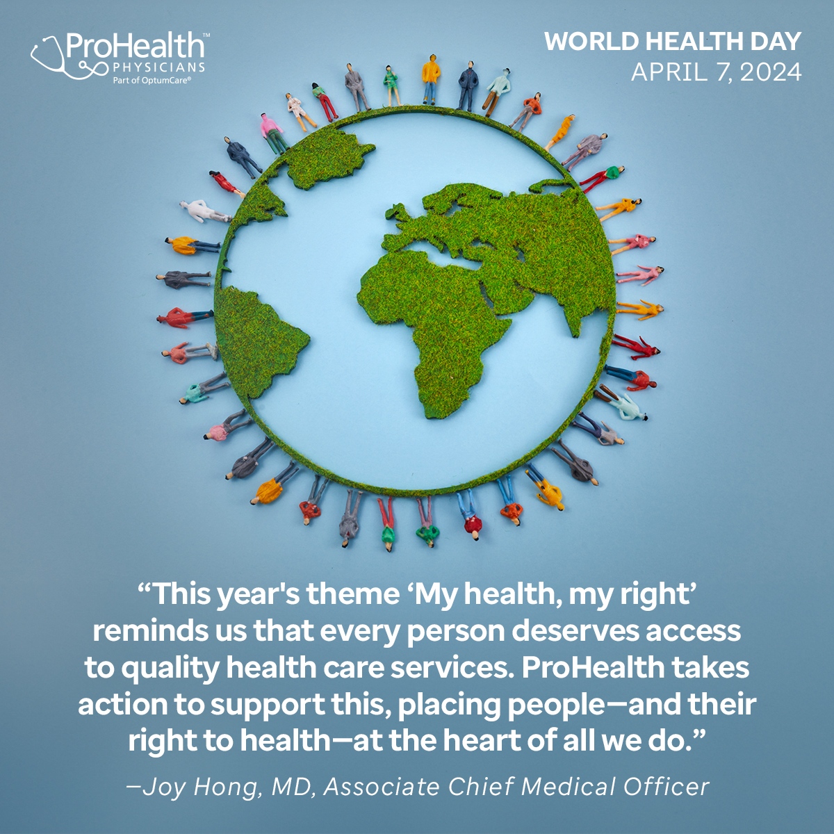 Happy #WorldHealthDay! We demonstrate these ideals through our care for Connecticut each day. Our goal is to ensure safe, reliable, and compassionate care for all. To learn more, go to: who.int/campaigns/worl…