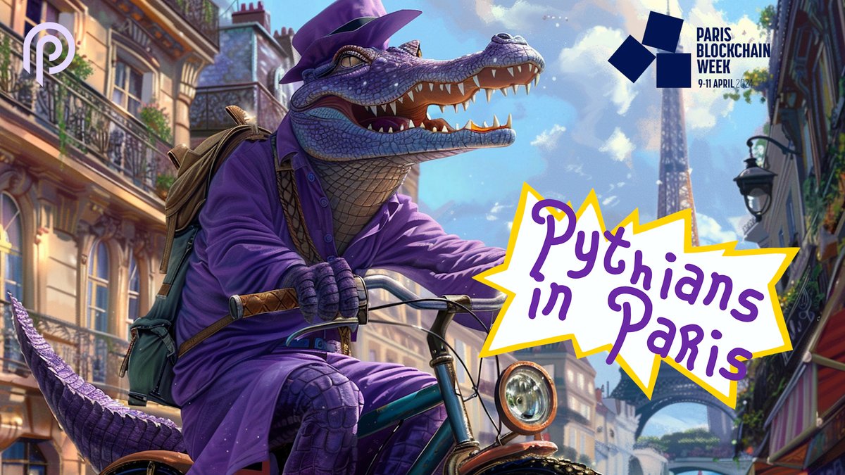 PythNetwork's tweet image. Join the Pythians in Paris for @SuiNetwork Basecamp and Paris Blockchain Week 🔮