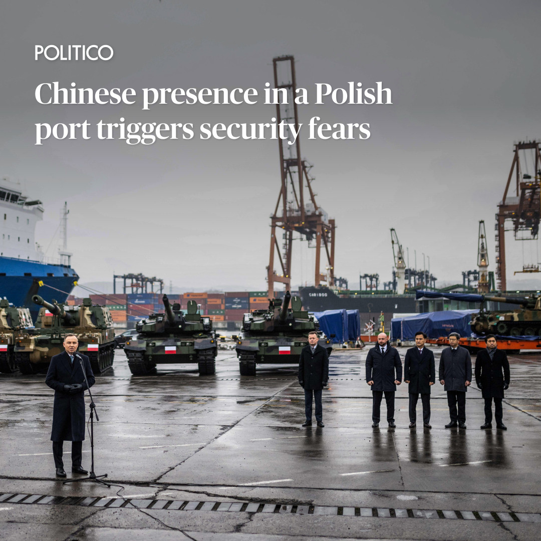 A company based in Hong Kong controls a key part of Poland’s Gdynia port.

Now Polish authorities are viewing it as a potential national security concern.

Here's why: trib.al/6Chw4Dd