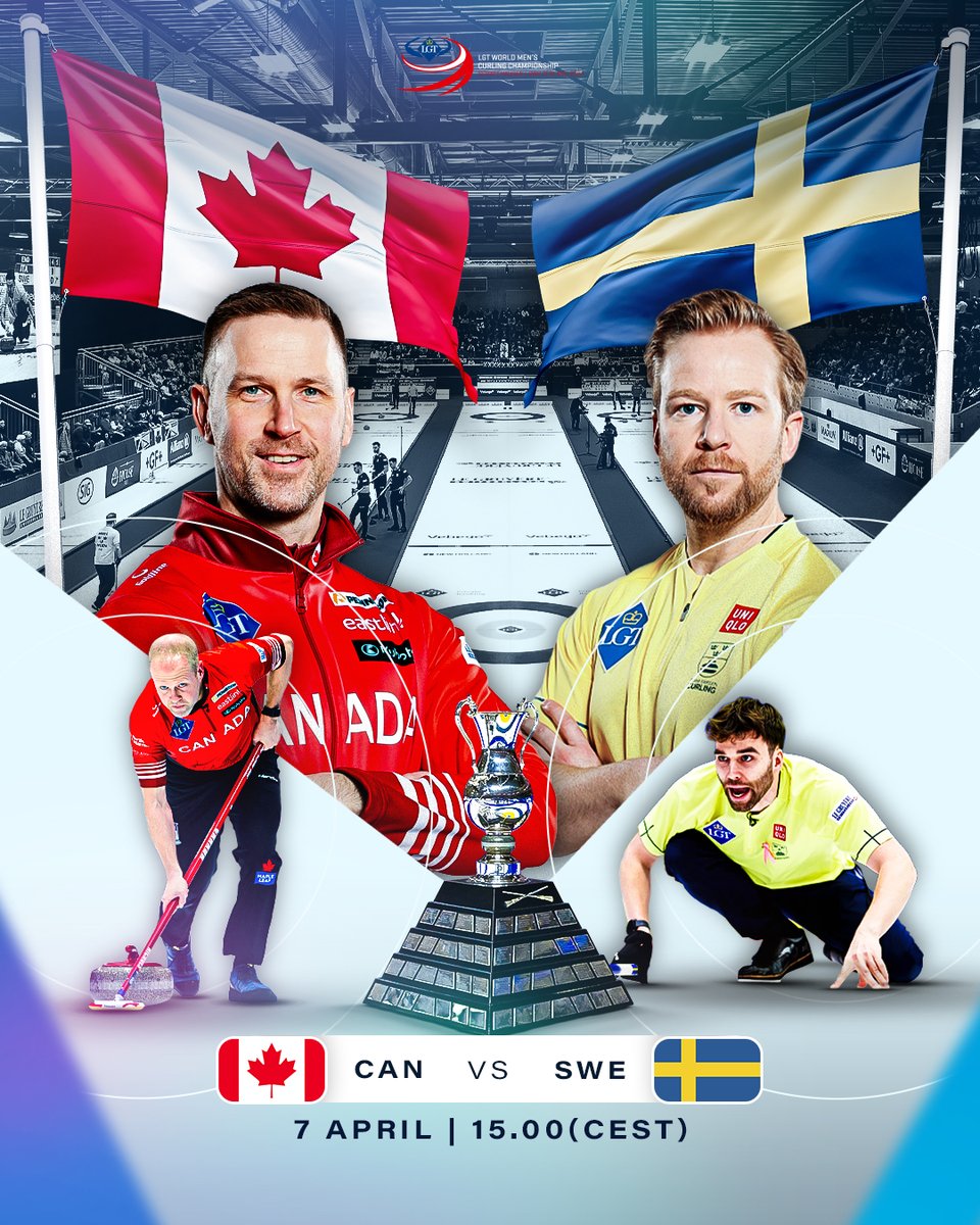 HERE. WE. GO. 🇨🇦🏆 🇸🇪

Gold medal game at the World Men's! 🤩

#WMCC #Curling