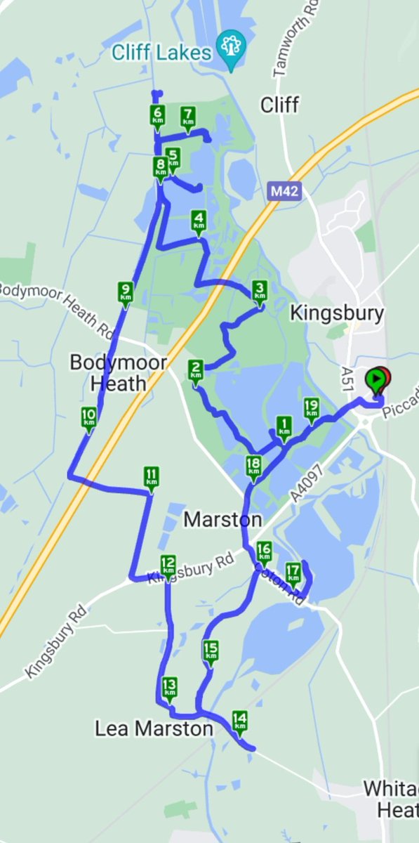 A breezy 20km ride around the local patch this morning: Kingsbury Water Park - c40 Sand Martin, 6x Swallow, 7x Willow Warbler across the park. Kingsbury South, Mill Meadow - Cattle Egret (site first for me) @MercianBirding @WestMidsBirding