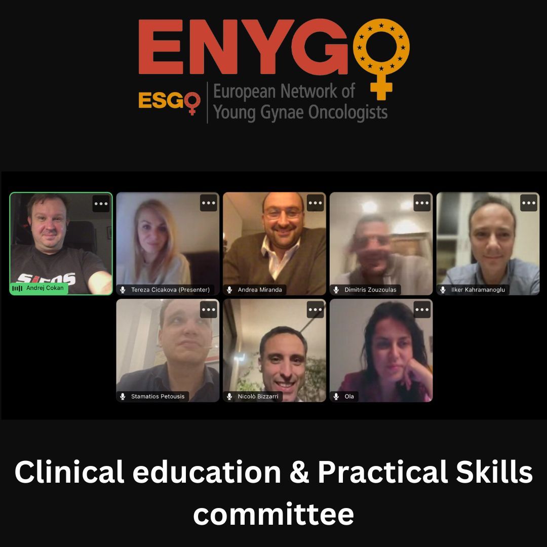 On Thursday, 4th of April we had a first meeting of the new season of ENYGO clinical education & Practical Skills committee. 👏👏👏 to chair Nicolo Bizzarri and vice-chair Ilker Kahramanoglu.