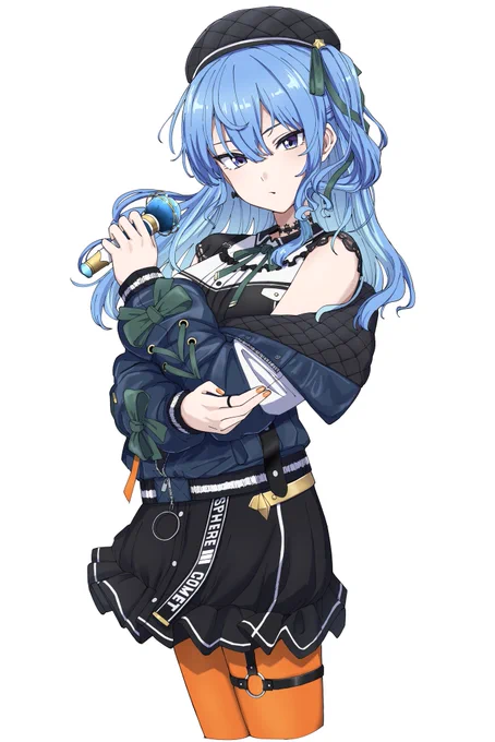 星街すいせいさんのイラスト描き下ろしさせていただきました 施工おめでとうございます 
