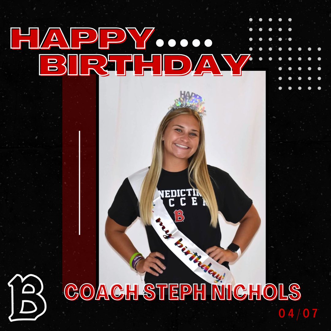 Happy Birthday, Coach Steph 🎂🎉 !! Guess what, Eagles?! It’s Coach Steph Nichols’ Birthday! We are SO grateful for all that you do, you go above & beyond. We hope today is the BEST 🦅🥳