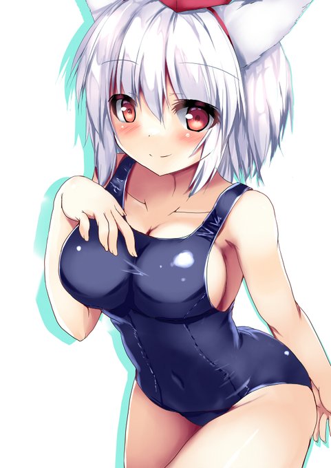 スク水もみじ描きました #東方Project 