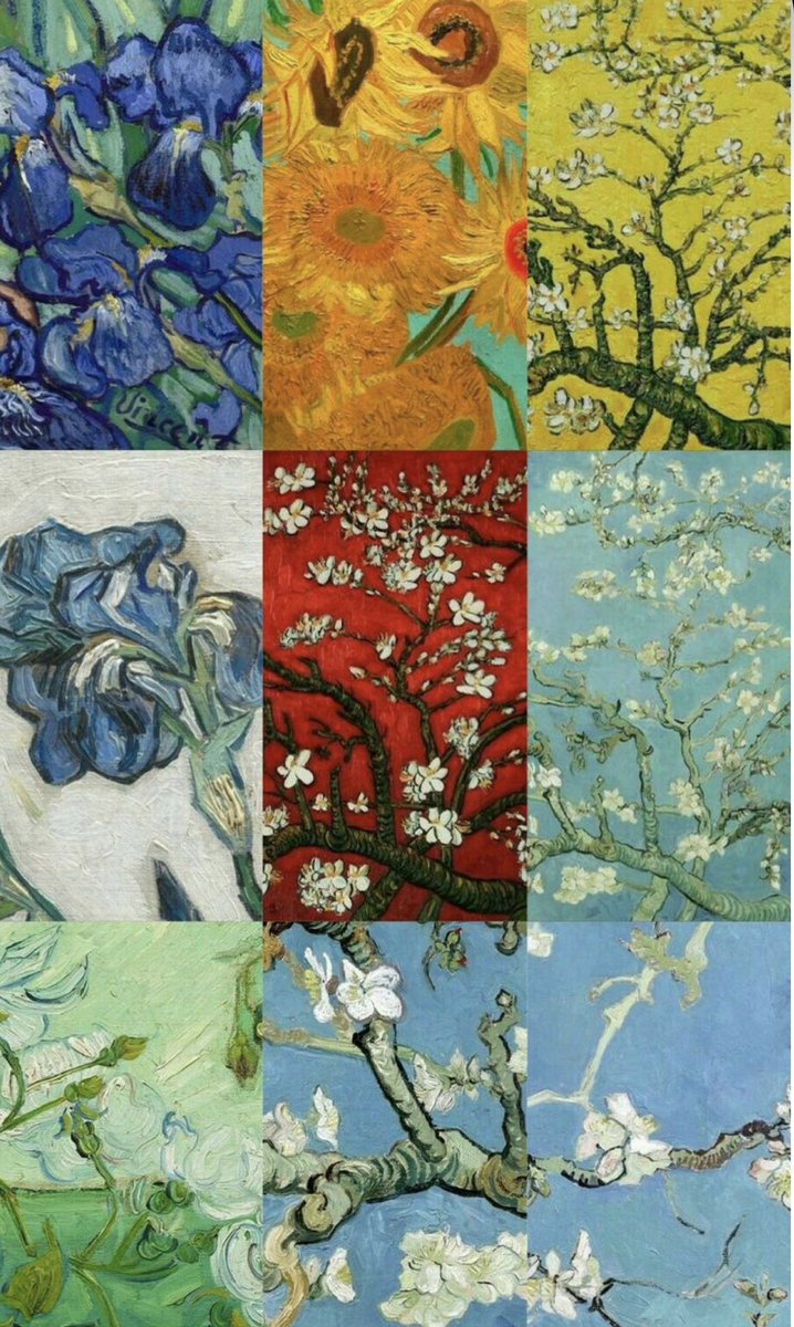 Flores y colores de van Gogh…