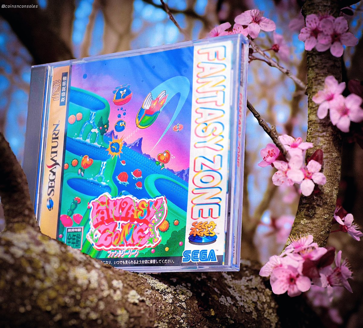 Console: Sega Saturn 🪐 Game: Fantasy Zone (Sega Ages) Genre: Shooter (Sega, 1986 / 1997) #SpringSega continues with Fantasy Zone on the Sega Saturn! Have you ever helped Opa-Opa return peace to the Fantasy Zone? 💫 #SegaSaturn #セガ #ファンタジーゾーン