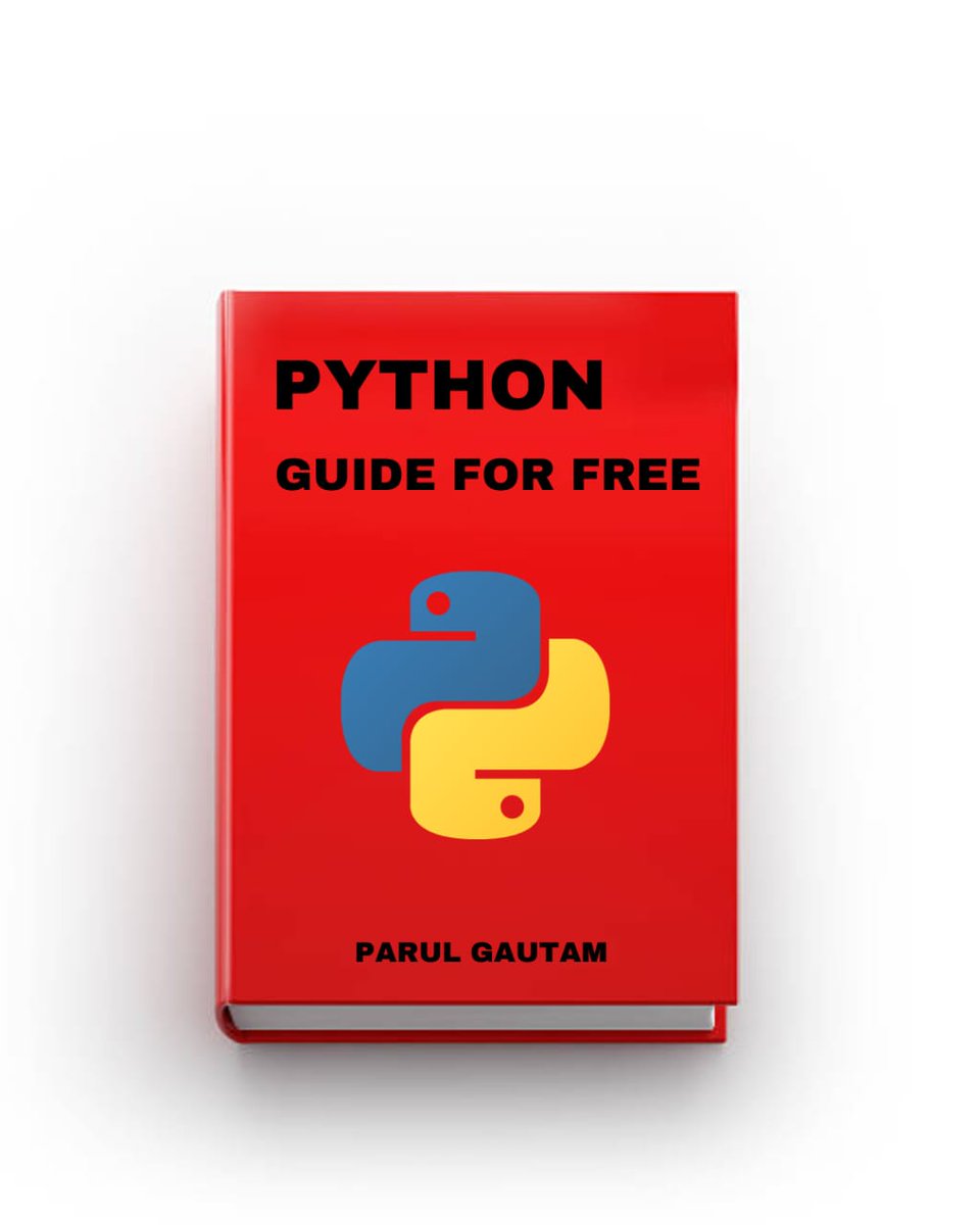 Data structure in python Interview questions and answers.

FREE For 8 Hours only  !

To get it: 

1. Follow(so I can DM) 
2. Like &amp; retweet 
3. Reply "Py"  

#python