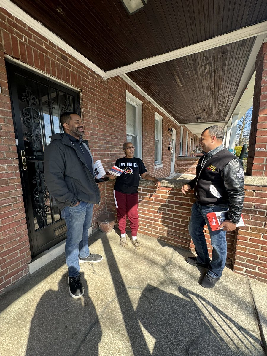 Lost footage: Last weekend, I enjoyed knocking doors with our City Council President Nick Mosby Family, friends and neighbors please join me in re-electing City Council President Nick Mosby