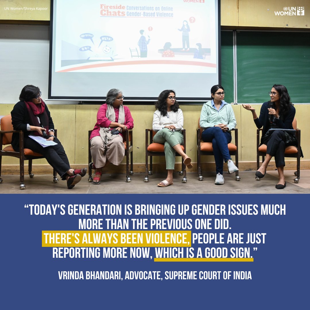 Throwback to an insightful discussion at IIT Delhi on how our youth are leading the fight for gender equality. This generation gives us hope to end violence against women and girls. The fight continues, but their voices are making a difference!