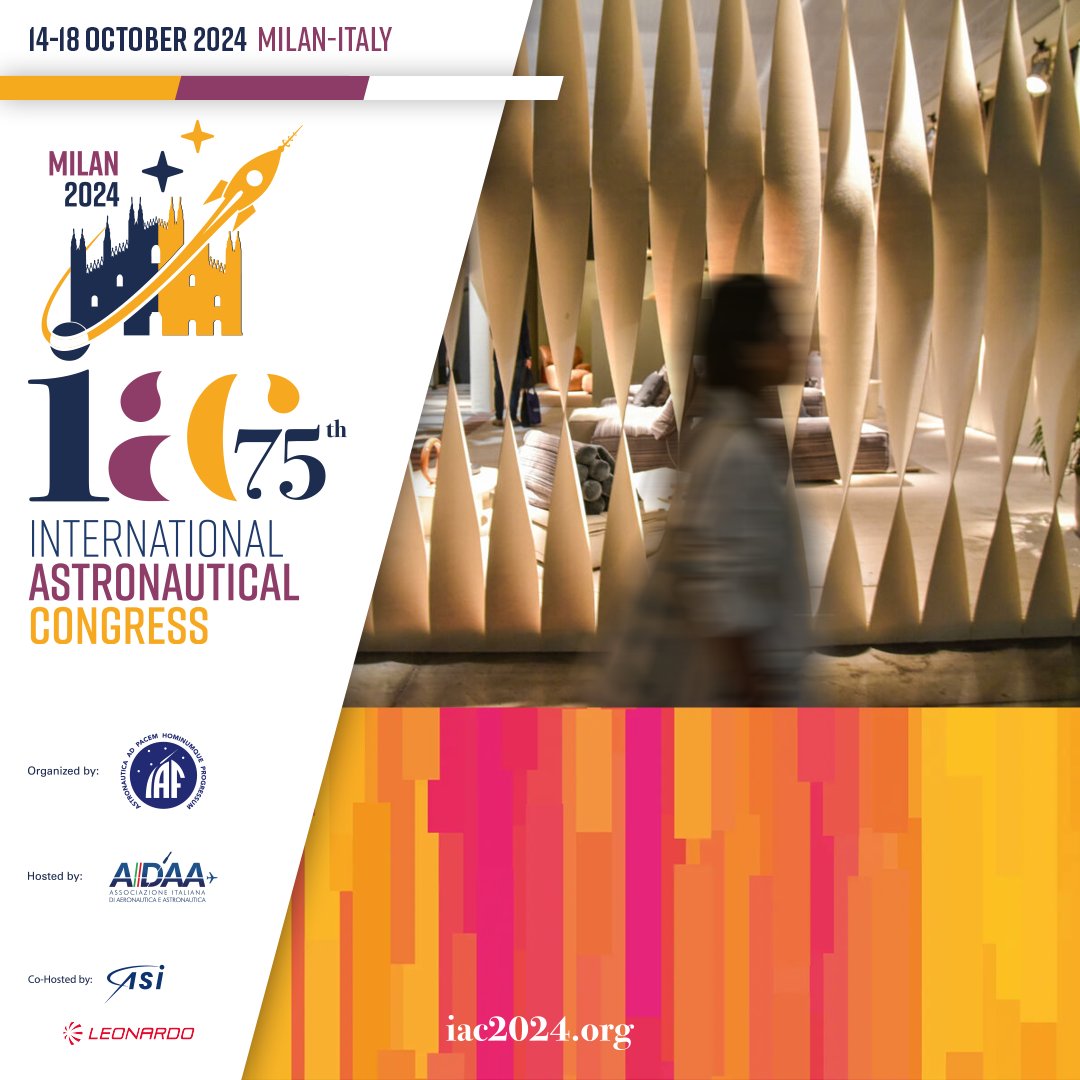 This year, with #IAC2024, Milan is the capital of space, but the city has always been the capital of design, with the famous “Salone del Mobile”, the world's largest design fair, with the 62nd edition scheduled in just a few days' time, from 16 to 21 April at the Fiera Milano Rho