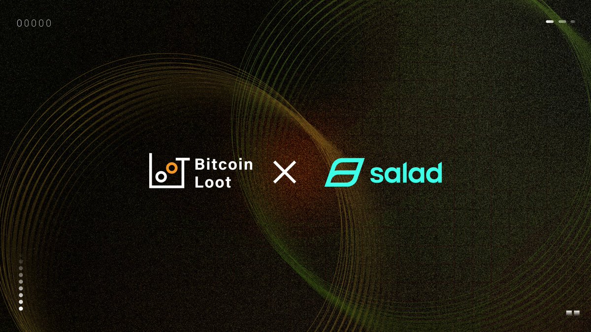 BitcoinLoot partners with SaladVentures! @SaladVentures, leading the Web3.0 revolution, pioneers the X-2-Earn ecosystem with innovative blockchain tech and growth strategies. We're shaping the future of Web3 projects and empowering communities with fair earning opportunities