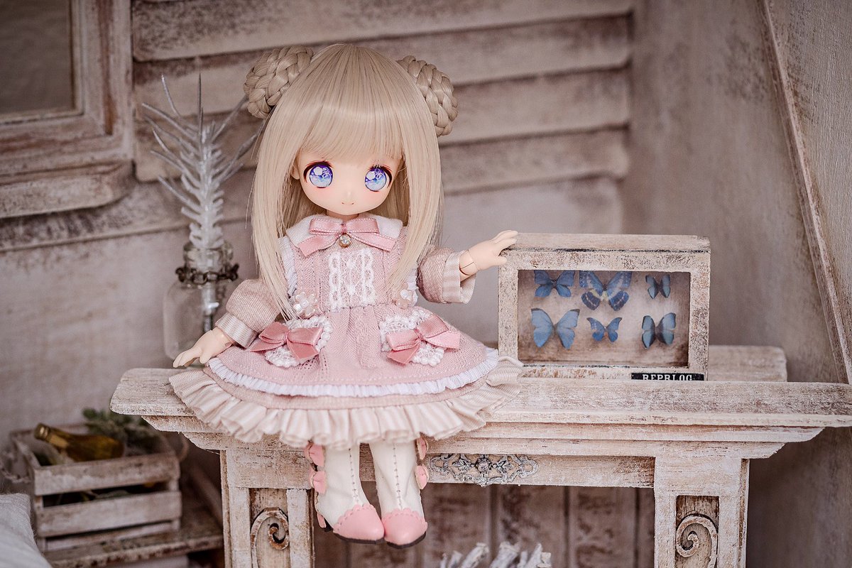 🦋🦋🦋

#オビツ11  #メメっ子 #OBヘッド #mimiel_doll