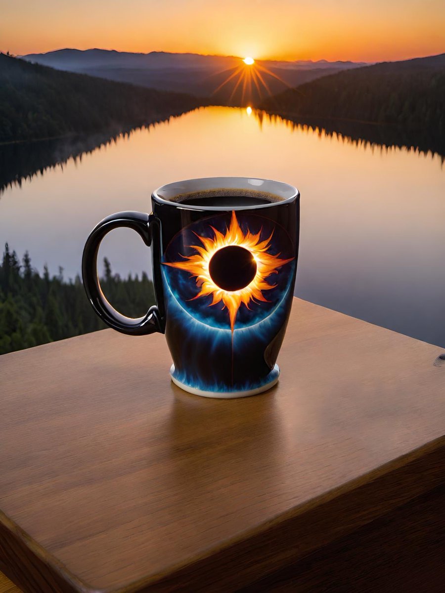 Good morning friends. It’s eclipse day tomorrow in the US. There are wild theories about supernatural meanings of eclipses and yet so many miss the beauty and peace of each day’s sunrise. Don’t miss daily beauty, it surrounds us. #Eclipse2024 #Eclipse