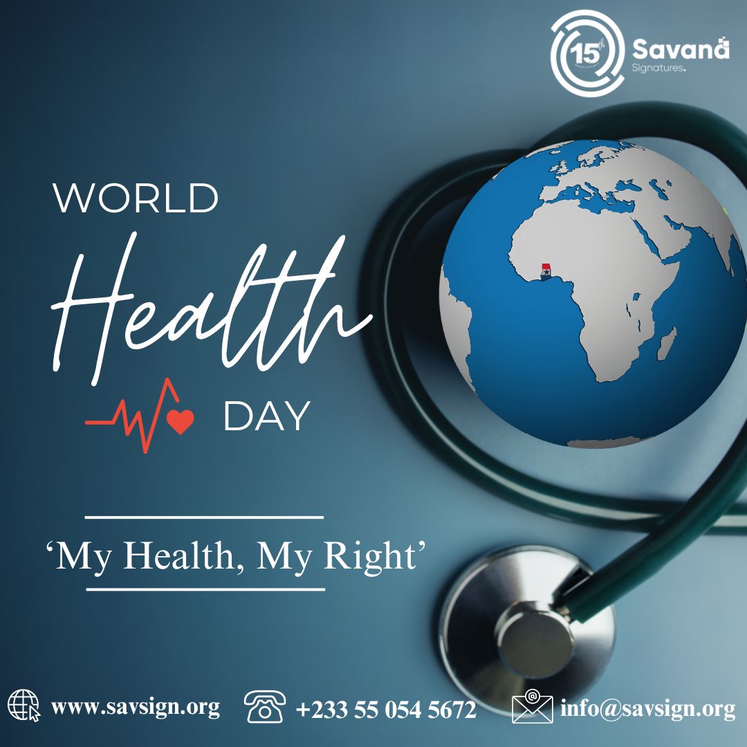 On the occasion of #WorldHealthDay, we reaffirm our commitment to raising awareness about critical health issues affecting the youth of Ghana, particularly those in vulnerable situations.