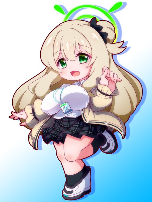 デフォルメノノミちゃん。アニメ楽しみですね #ブルアカ 