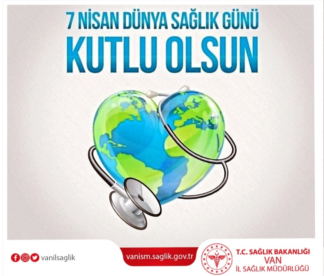 7 Nisan Dünya Sağlık Gününüz Kutlu olsun. Her gününüzün sağlıkla olması dileklerimizle. #dünyasağlıkgünü @drmuhammedtosun