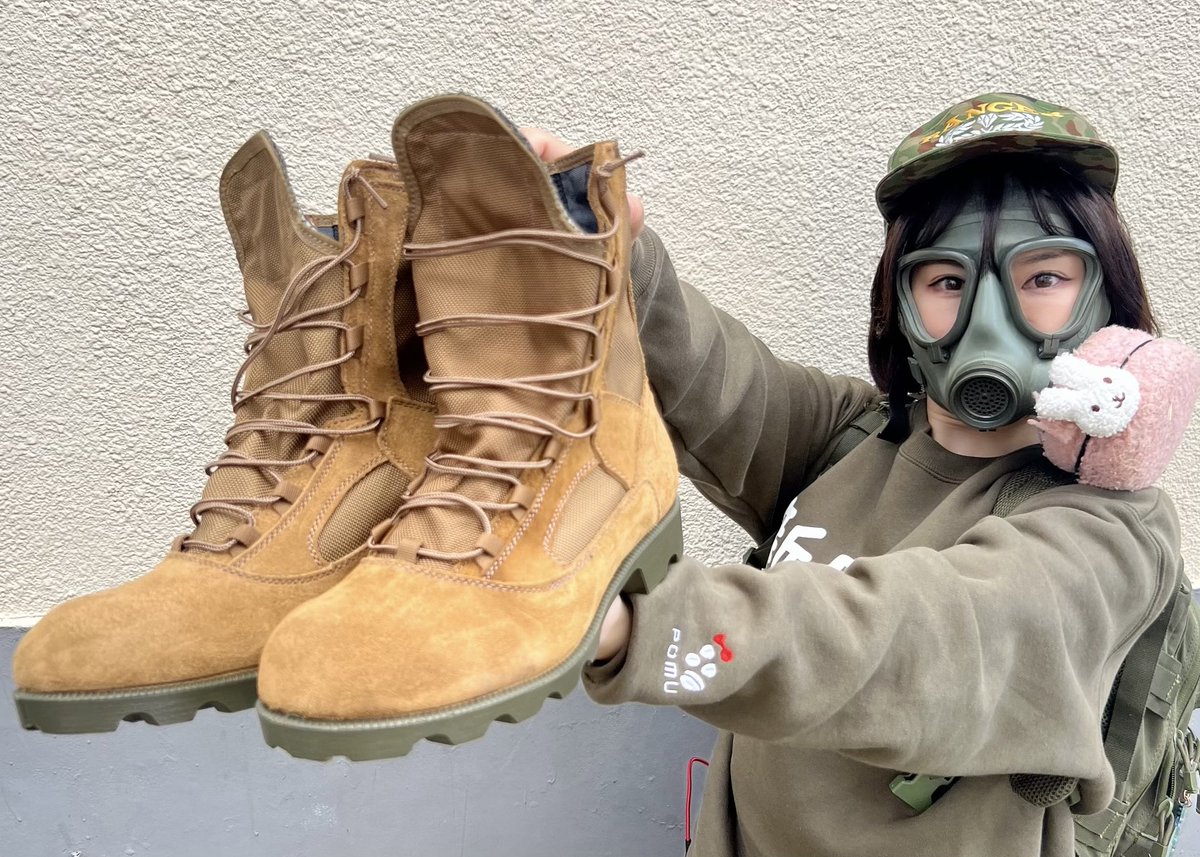 今日お披露目になった陸上自衛隊第1空挺団の新型靴‼️‼️‼️ 空挺靴3型