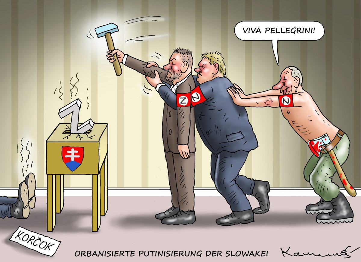 PRÄSIDENTENWAHL IN DER SLOWAKEI Bitte lesen: tagesschau.de/ausland/europa… facebook.com/humorkamensky/ humor-kamensky.sk twitter.com/MarianKamensky1 #Hamas #XiJinping #Ukraine #Putin