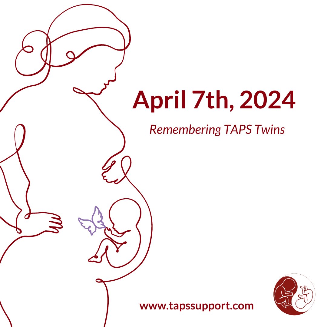 April 7th is dedicated to the memory of the babies we have lost to TAPS. Over the course of the day, we will be sharing more about the reason behind this date, resources, and a memorial video. Help us keep their memories alive. #tapssuport #tapstwins #twinloss #babyloss