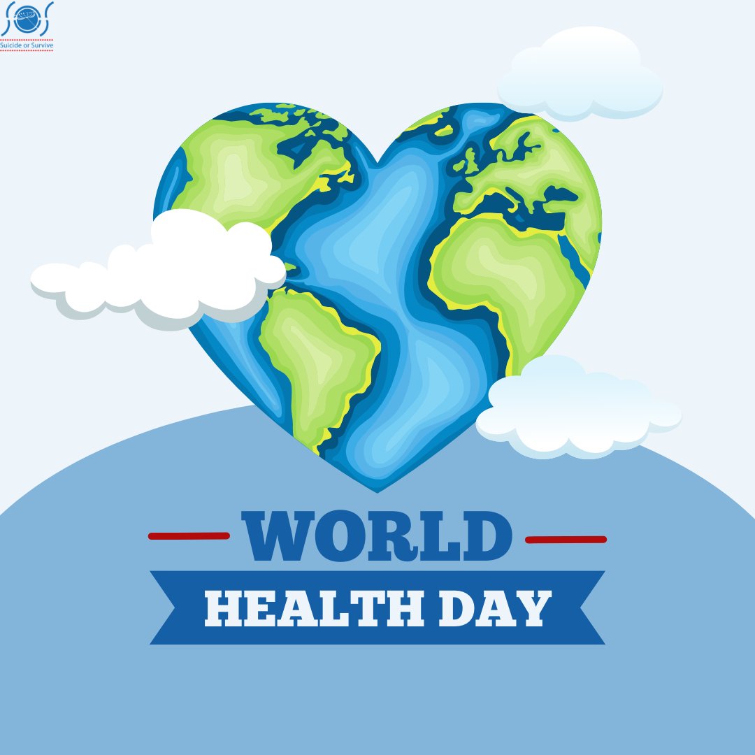 Today is World Health Day! 💙 Health includes not only physical well-being but also mental wellness. Together, we can create a world where seeking support for mental health is as natural as seeking treatment for any other ailment.