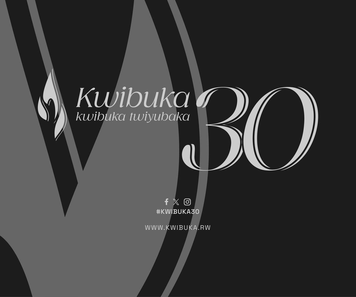 On this 30th Comemoration of 1994 Genocide Against Tutsi,  may God our merciful Father, the Source of all comfort be with the Genocide Survivors in particular and all the Rwandans in general. (2 Corinthians 1:3)
#NeverAgain #Kwibuka30