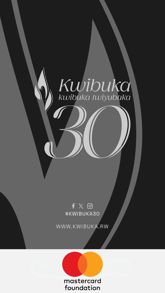 Today marks the 30th Commemoration of the genocide against the Tutsi in Rwanda. The Mastercard Foundation remembers the victims, stands in solidarity with the survivors and renews its commitment to fight genocide ideology. #Kwibuka30