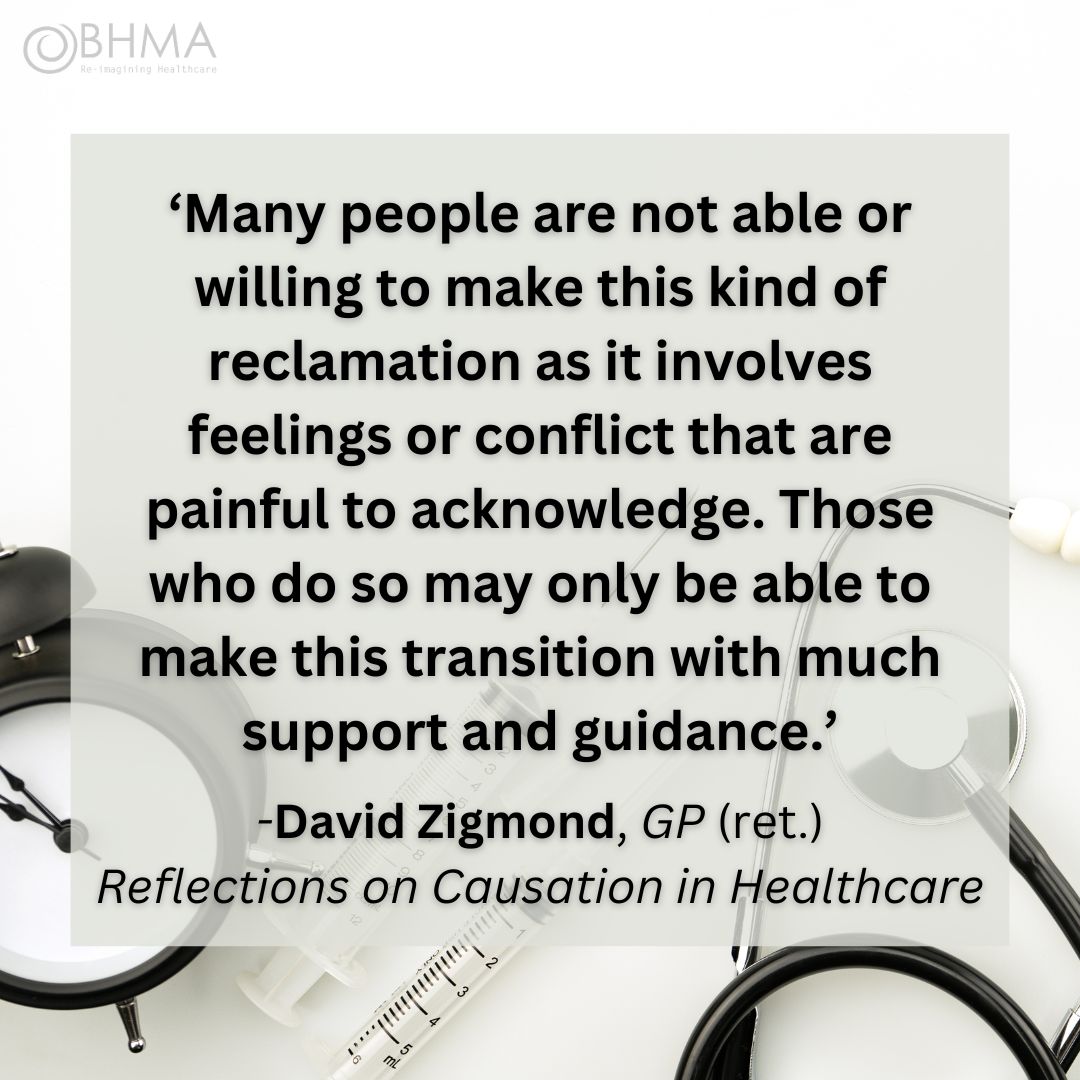 David Zigmond sets out to help us reshape the idea that psychosomatic illness is caused by the mind and its conflicts and to remind us that all forms of suffering and every recovery involve the mind and the body. More on 🔗bhma.org/reflections-on… #holistic #holistichealth