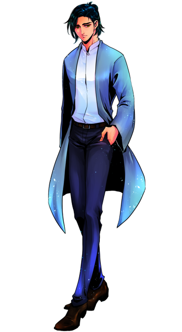 「1boy blue coat」 illustration images(Latest)