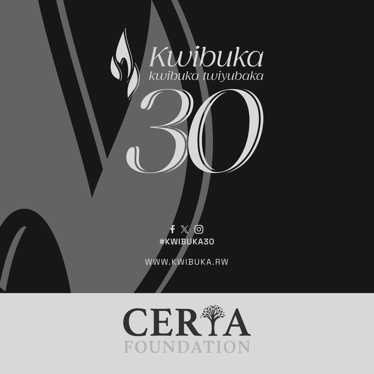 Certa Foundation stands in solidarity with Rwandans and the global community for the 30th commemoration of the 1994 Genocide against the Tutsi. Together, we honor the lives lost, support survivors, and vow to never forget. “Remember, unite, renew”🕯️🇷🇼 #NeverAgain #Kwibuka30