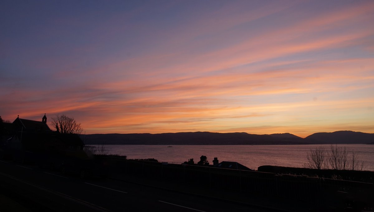 #Sunset #Gourock #Spring #StBarts #Argyll #FirthOfClyde #Scotland