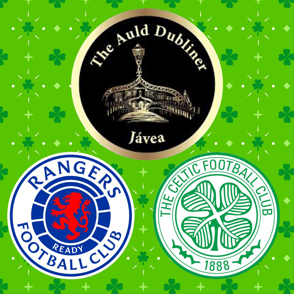 A few of us will be in the Auld Dubliner in the Arenal area of Xàbia for the Derby game today. ⚽ KO: 1pm All welcome - Hail Hail! 🇮🇪💚🏴󠁧󠁢󠁳󠁣󠁴󠁿 @celticalicante @celticbars @ValenciaPatsCSC