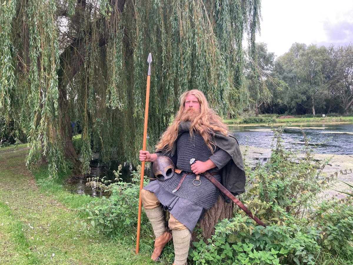 #HerewardTheWake as performed by medieval re-enactor Rory G will be appearing in Bourne on Saturday 13th April from 11am. The occasion is The Big History Hunt organised by Bourne History Group & Bourne2Shine where folk can explore the History of Bourne at points across the town.